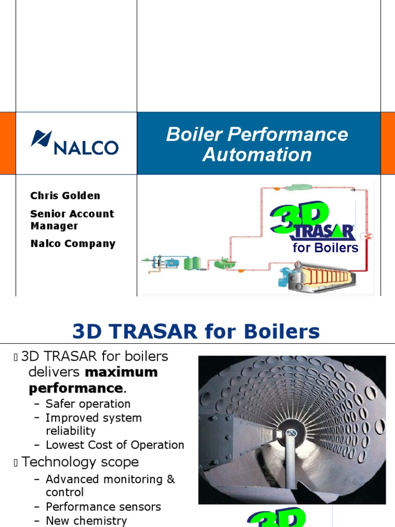3D TRASAR: Optimizing Boiler Performance | PDF | Corrosion | Automation