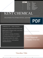 Kent Chemical: Organizing For International Growth