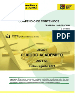 Compendio - Unidad I - Desarrollo Personal - 2021-S1