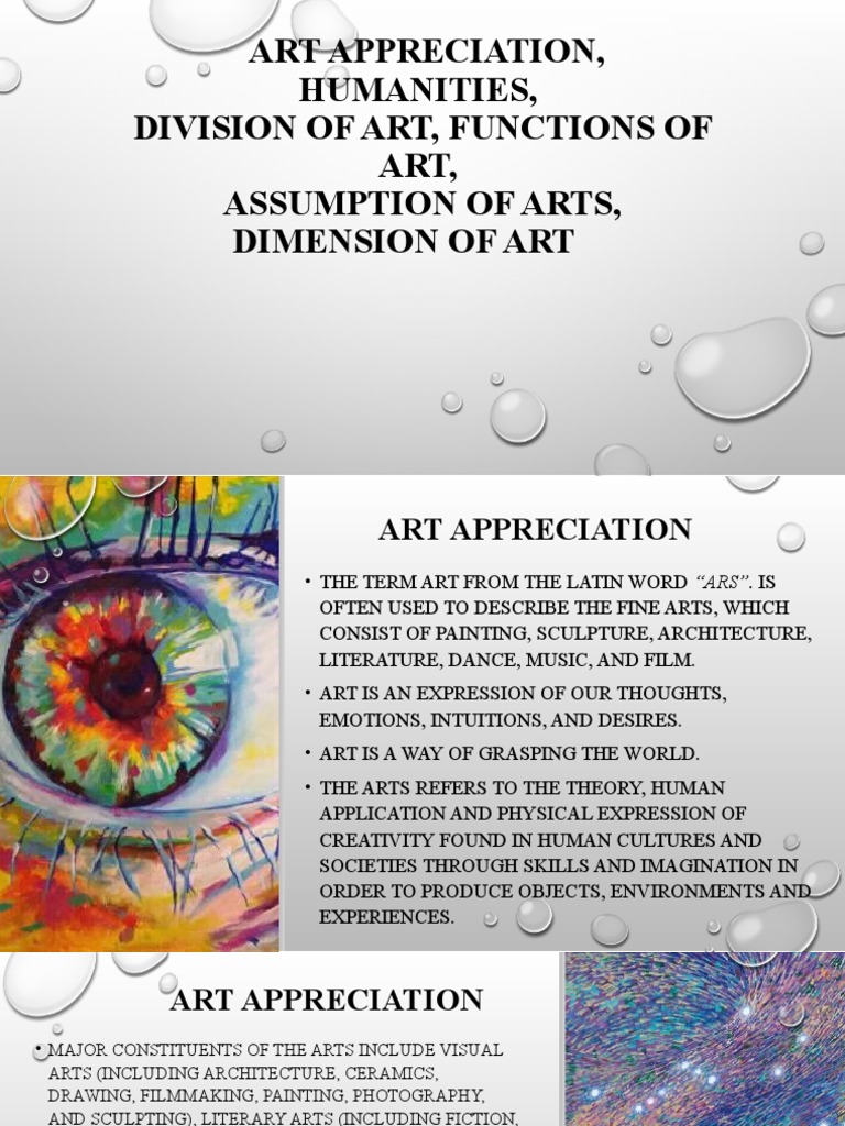 Assumptions of Art in Appreciation | PDF | Aesthetics | Mental Processes