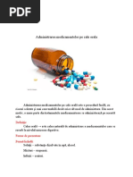 ADMINISTRAREA MEDICAMENTELOR PE CALE ORALA