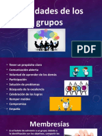 Cualidades de los grupos