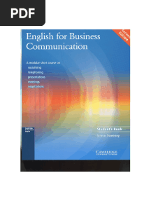 English For Business Communication SB Module 1