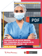 Guia Tecnica Cuidado de La Salud Mental Del Personal de Salud Covid-19