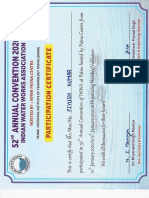 Iwwa Participation Certificate