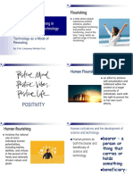 Positivity: Human Flourishing in Science and Technology