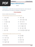 3-Rational Numbers (Practice Questions)