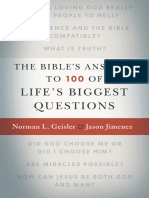 A Bíblia Responde a 100 Das Maiores Perguntas Da Vida Por No