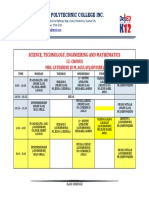 Trinity Polytechnic College Inc.: Science, Technology, Engineering and Mathematics