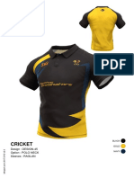 Cricket: Design: DESIGN-45 Option: POLO NECK Sleeves: RAGLAN