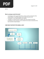 What Is Prototyping Model SDLC