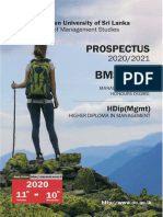 BMS Hons Prospectus 2020