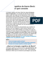 Terapia Cognitiva de Aaron Beck