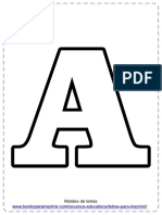 Letras para Imprimir PDF