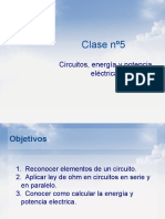 Clase 5. Potencia Electrica y Circuitos