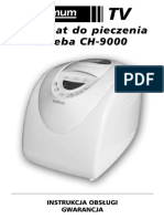Instrukcja Obsługi Automatu Do Pieczenia Chleba Optimum - CH9000 - PL