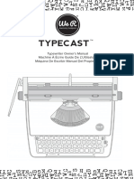 Typecast (We R) - Instruction Sheet