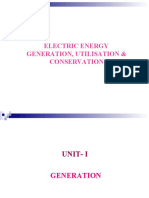 Electric Energy Generation, Utilisation & Conservation
