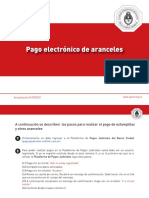 Guía Pago Electrónico de Aranceles