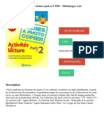 Grindelire CP Activités de Lecture Pack N°2 PDF - Télécharger, Lire