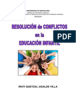 PROYECTO Irati Ugalde_ Resolucion de conflictos en la educacion infantil