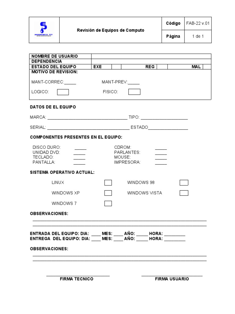Fab-22 V01 Equipos de Computo | PDF | Finanzas y dinero | Informática