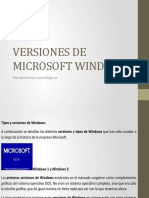 Versiones de Windows