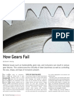 How Gears Fail: Types of Gear Failures