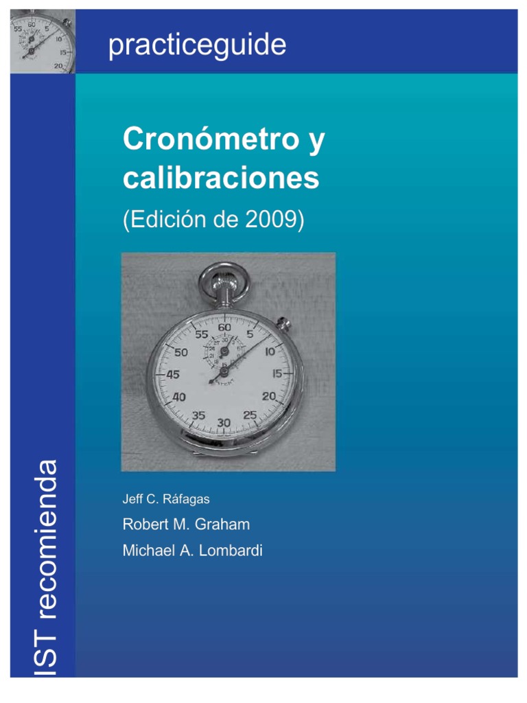 PDF Calibracion de Cronomeros Nist en Espaol, PDF, Calibración