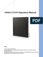 VIVIX-S 1717V Operation Manual.V1.7 - EN