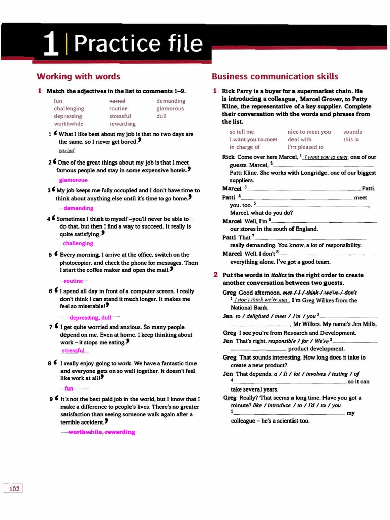 Practice File 1 - Filled HF | PDF | Home & Garden