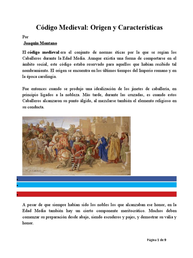 Código Medieval | PDF | Caballería | Caballero