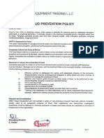 2GNDT Fraud Prevention Policy