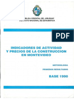 Indicadores de Actividad y Precios de La Construcción. Montevideo