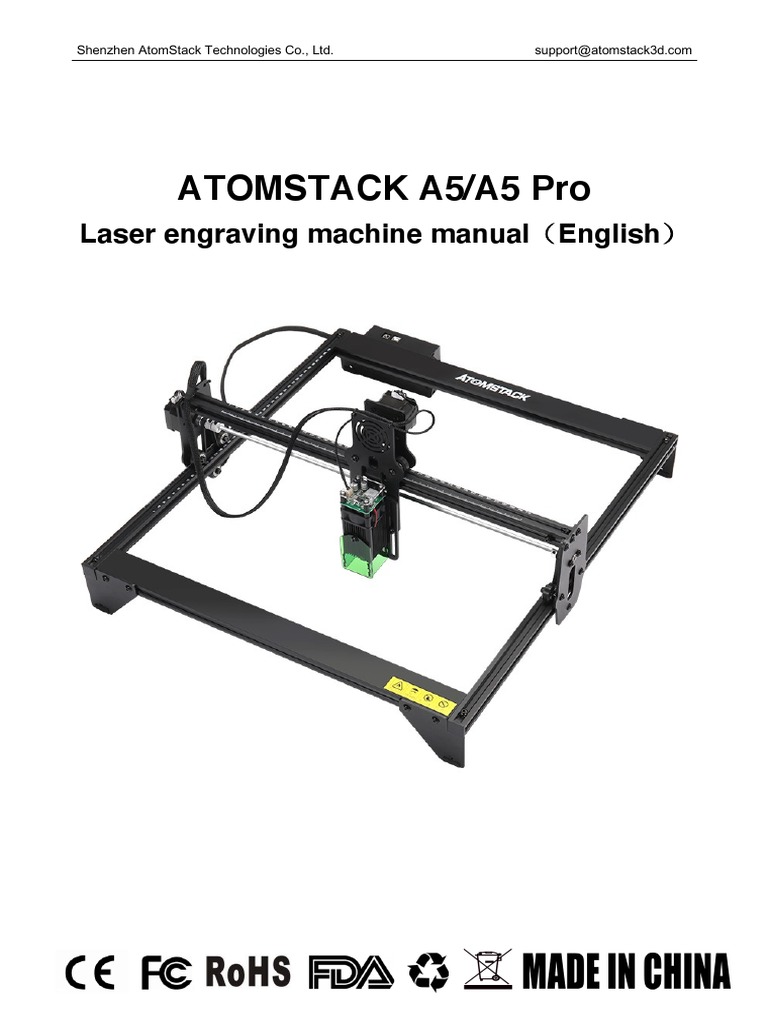 AtomStack A5-A5 Pro Manual English-1228, PDF, Fires