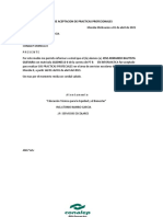 Carta de Aceptacion de Practicas Profecionales