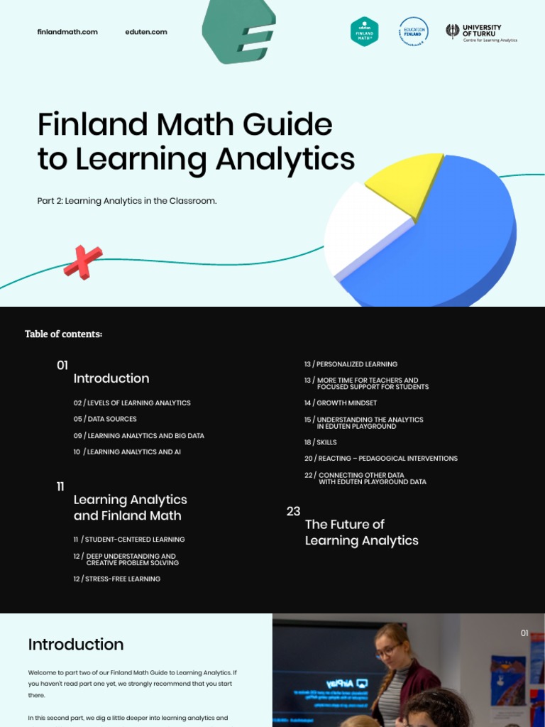 Finland Math Guide To Learning Analytics (Part 2) PDF Artificial