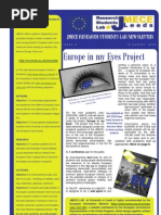 Europe in My Eyes Project: Jmece Research Students Lab Newsletter