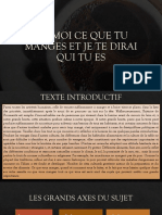 Slides de Conversation - DIS-MOI CE QUE TU MANGES