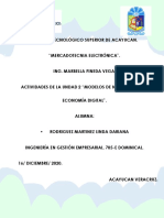 Actividades de La Undad 2 "Modelos de Negocios en La Economía Digital".