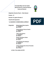 Sanción o Consecuencia Jurídica G 28