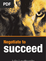 negotiate to success