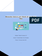 Elementos Básicos para Diseño de Una Página Web