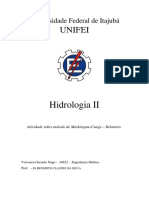 Relatório Hidrologia