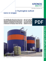 BIOGAZ : Elimination de l’hydrogène sulfuré   dans le biogaz