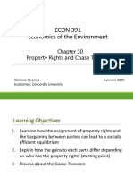 ECON 391 Economics of The Environment: Property Rights and Coase Theorem