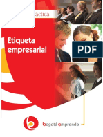 Cartilla Etiqueta empresarial