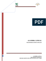 Transformaciones Lineales Clase #28 (3u)