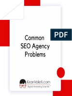 Common SEO Agency Problems
