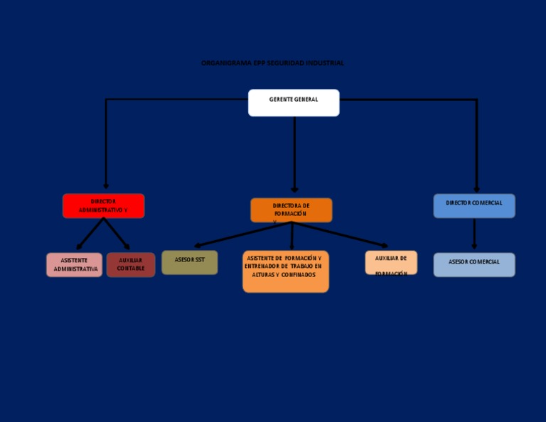 Organigrama Epp Seguridad Industrial PDF